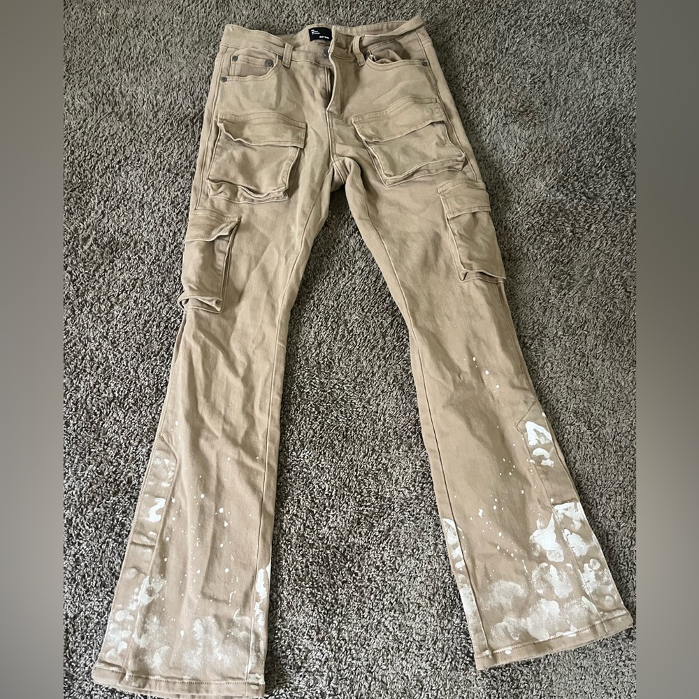 EPTM khaki flare pants